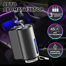 Умный аромадиффузор для авто: автоматическое распыление и датчик вибрации для вашего комфорта.