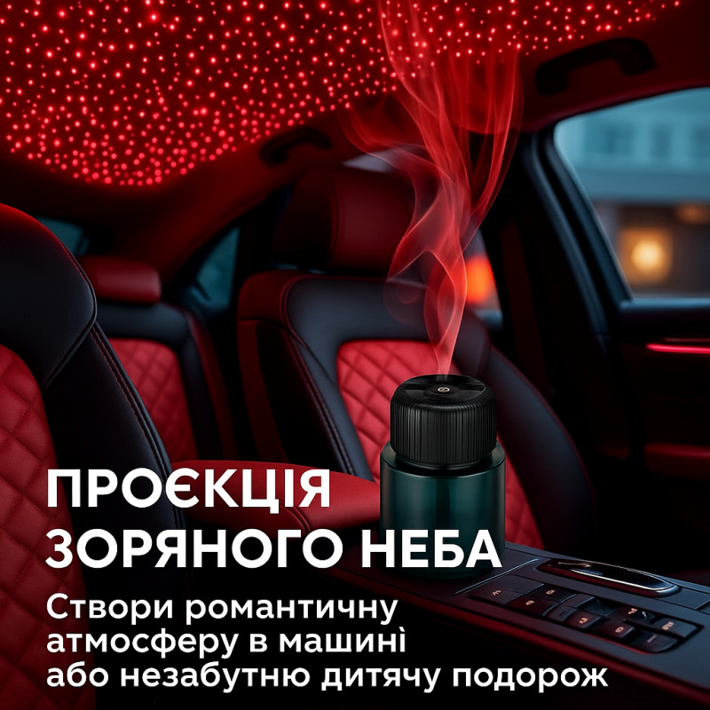 Ароматизатор автомобильный ультразвуковой «Звёздное небо» 160 мл