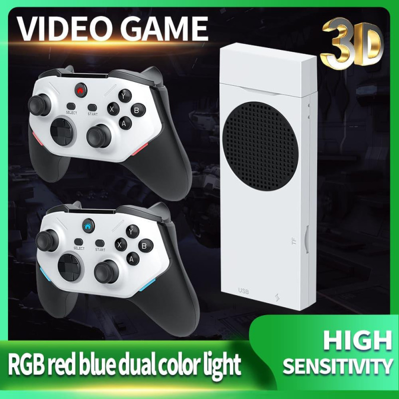 Игровая приставка 4K • 30 000+ игр • 128 ГБ • 2 беспроводных геймпада • HDMI (PS2 / PSP / SEGA / Nintendo)