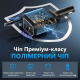 Автомобильный адаптер 4в1 для прикуривателя, быстрая зарядка, черный корпус