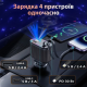 Автомобильный адаптер 4в1 для прикуривателя, быстрая зарядка, черный корпус