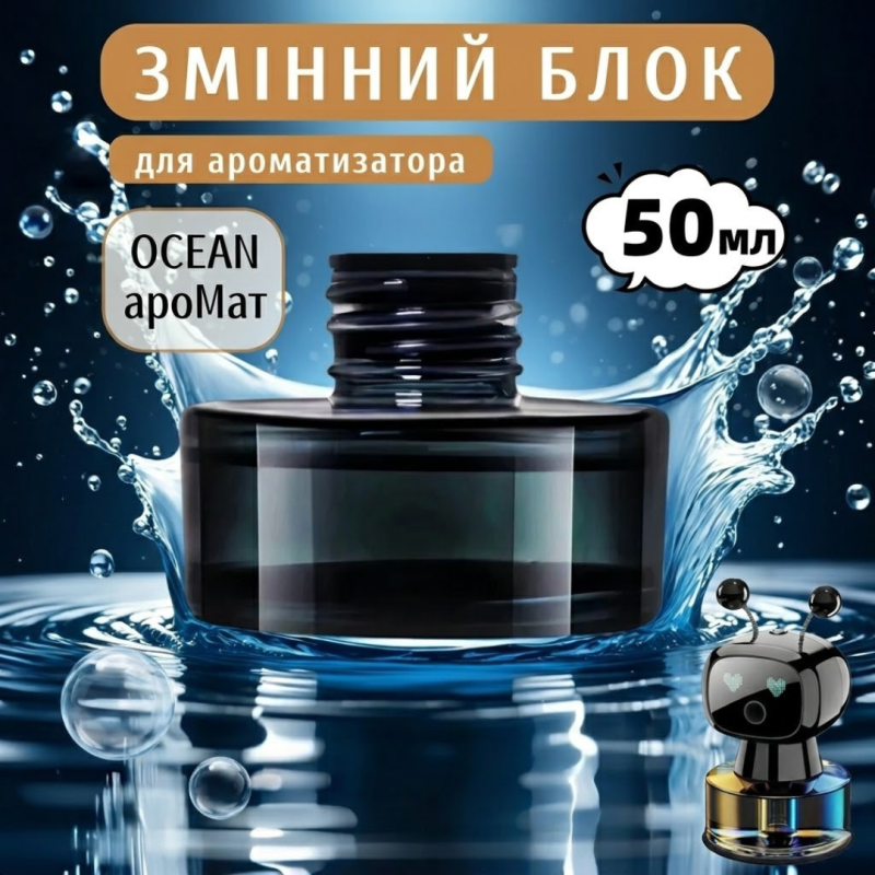 Ароматизатор автомобильный, автопарфюм OCEAN, 50 мл