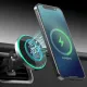Беспроводная зарядка для iPhone с MagSafe магнитная быстрая для телефона iPhone 12, 13, 14, 15, 16, 17, автомобильное зарядное устройство адаптер держатель с магсейф в машину зарядник для айфон, 15 Вт