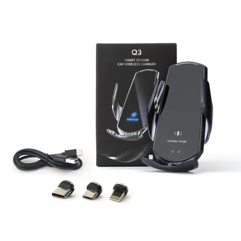 Автомобильный держатель RADIANCE SKY для телефона с беспроводной зарядкой SMART SENSOR Q3 для Android и Iphone