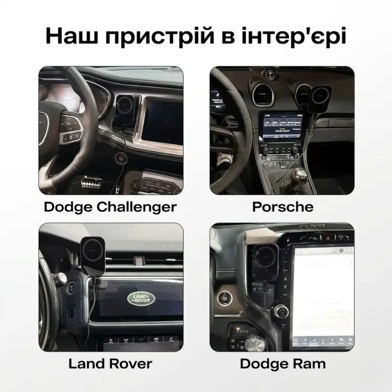 Держатель для телефона автомобильный с зарядкой MagSafe Qi2 15W Sancy, магнитный держатель в машину для iPhone